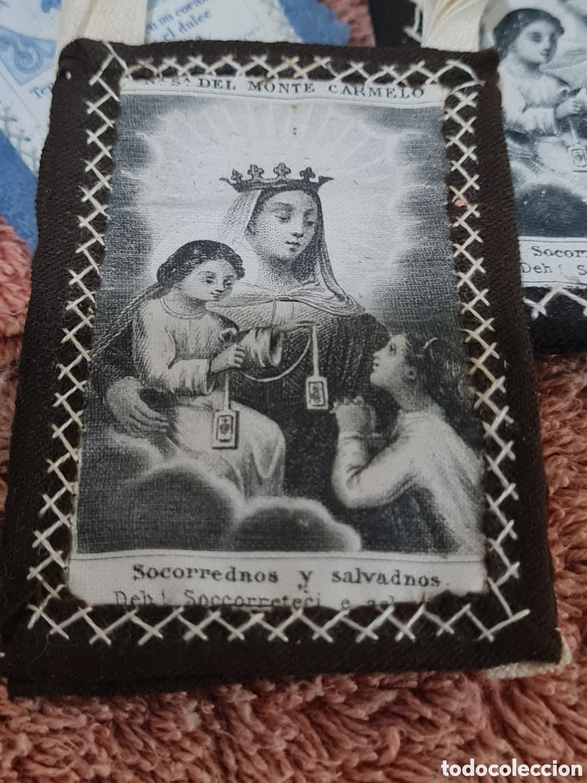 Antig&uuml;edades: Cuatro antiguos escapularios - Foto 4
