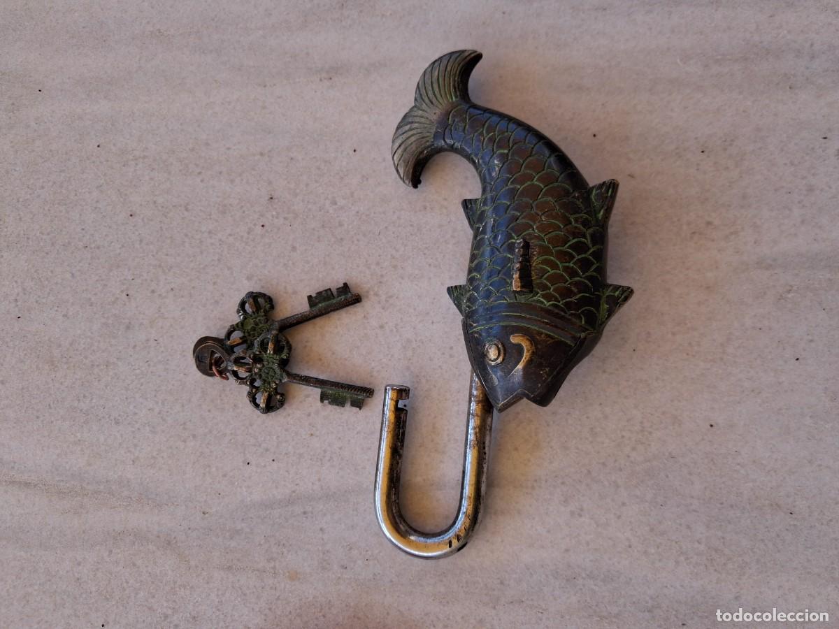 Antig&uuml;edades: GRAN CANDADO CON SUS LLAVES - Foto 3