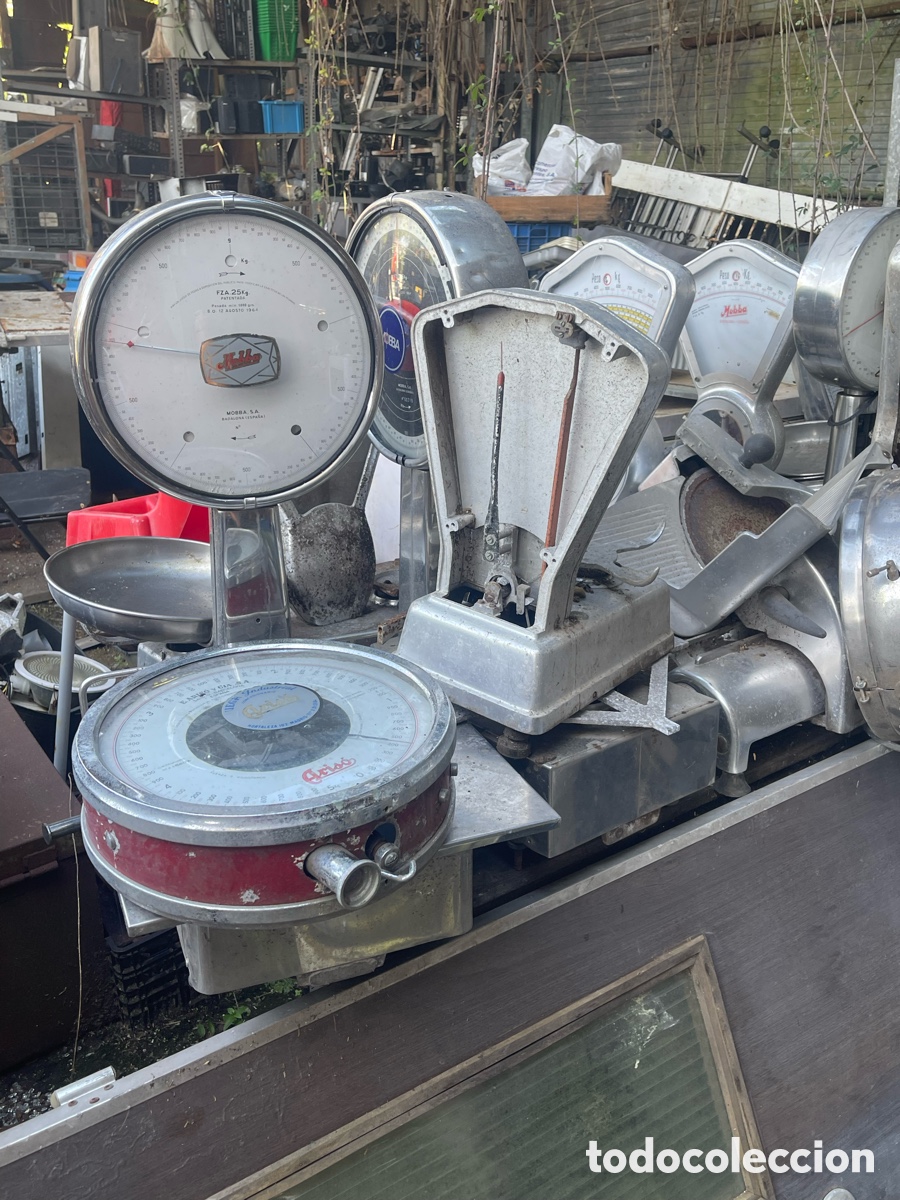 Antig&uuml;edades: B&aacute;sculas antiguas varios modelos - Foto 1
