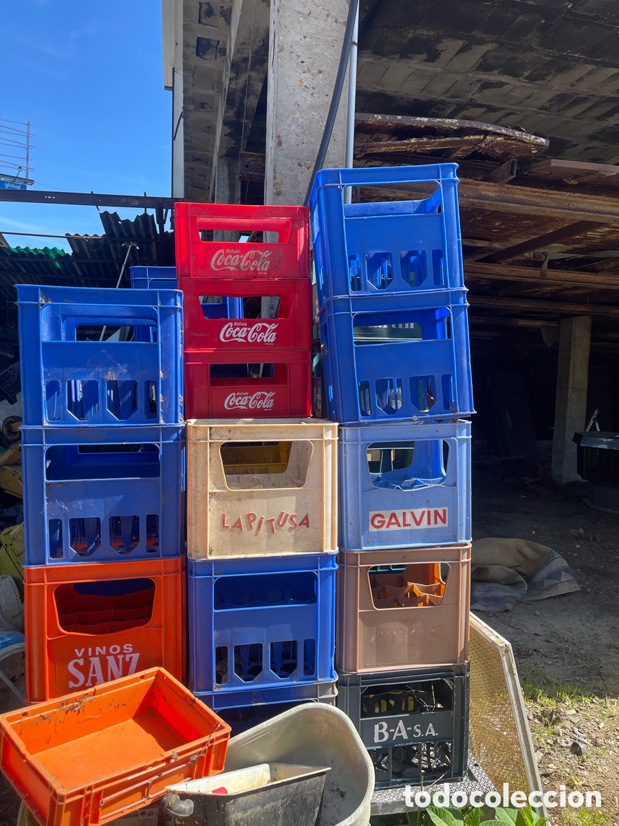 Antig&uuml;edades: Cajas varias cerveza, cocacola&hellip; - Foto 2