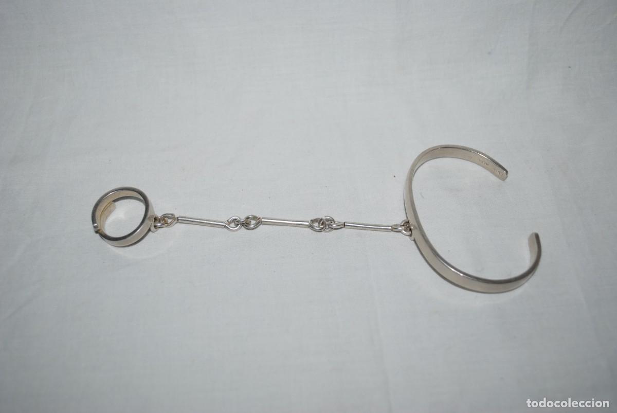 Antig&uuml;edades: ESCLAVA DE PLATA CON ANILLO - Foto 3
