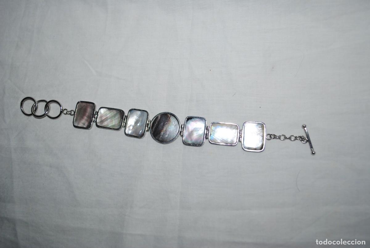 Antig&uuml;edades: PULCERA DE PLATA Y NACAL - Foto 2