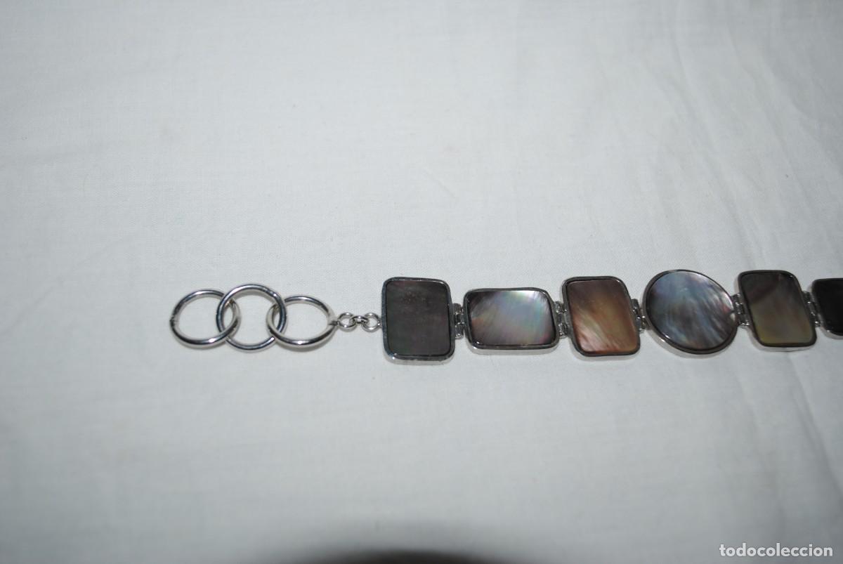 Antig&uuml;edades: PULCERA DE PLATA Y NACAL - Foto 4