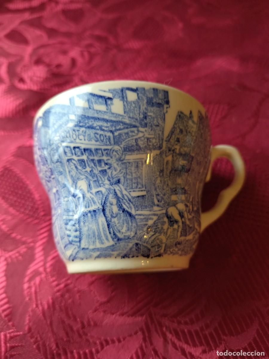 Antig&uuml;edades: Taza de t&eacute; de porcelana eit england. - Foto 5