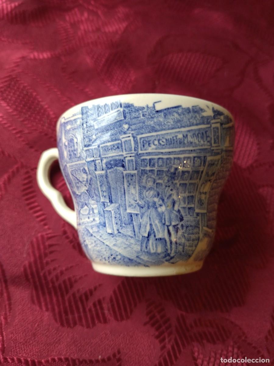 Antig&uuml;edades: Taza de t&eacute; de porcelana eit england. - Foto 6