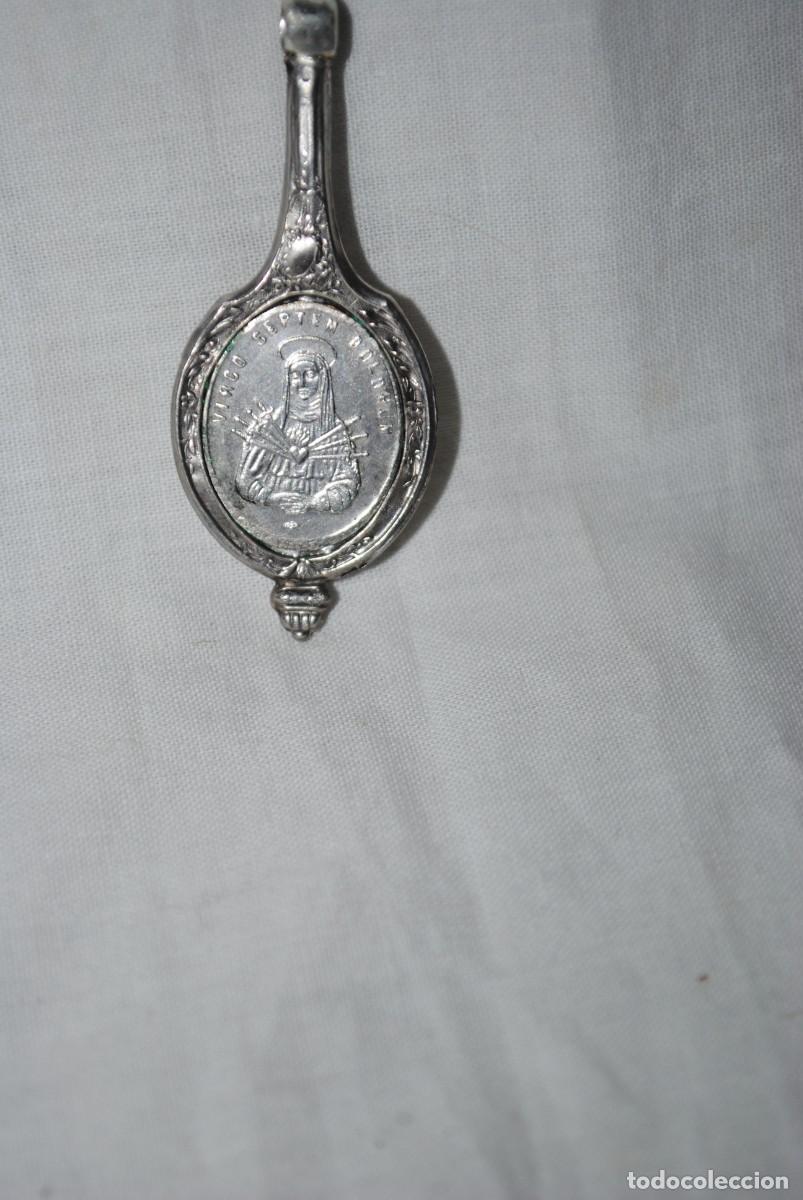 Antig&uuml;edades: MEDALLA DE PLATA DE LA VIRGEN DE LOS DOLORES - Foto 4