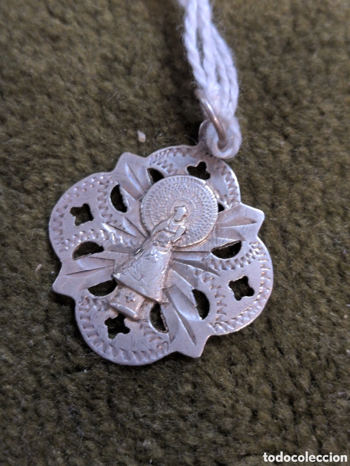 Antig&uuml;edades: Medalla nuestra se&ntilde;ora del pilar. REF-7919 - Foto 4