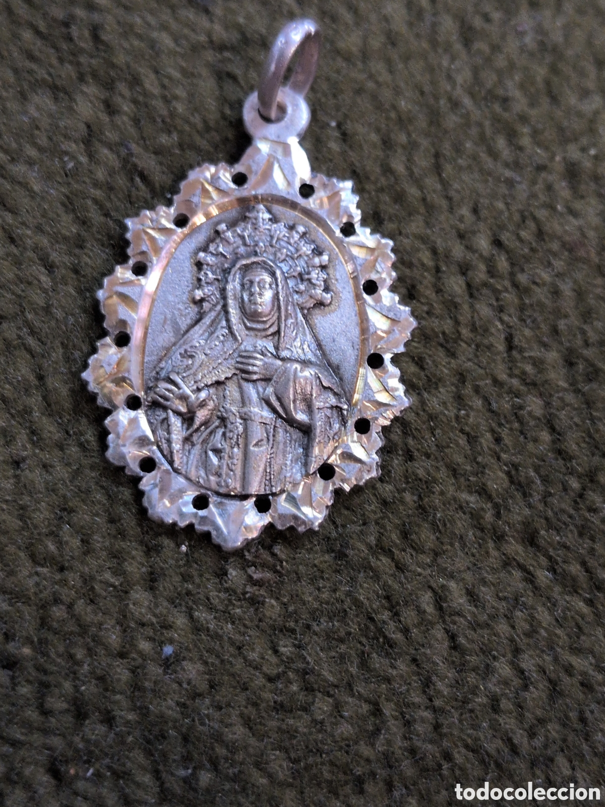 Antig&uuml;edades: Medalla religiosa. REF-518 - Foto 4