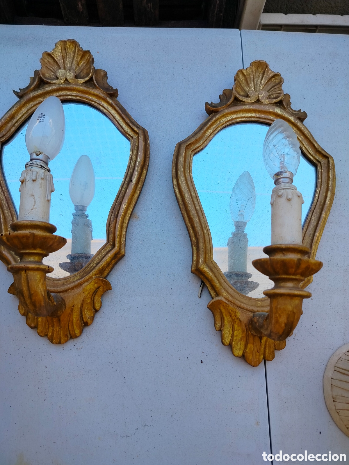 Antig&uuml;edades: Espejos de pared estilo Luis XV - Foto 1