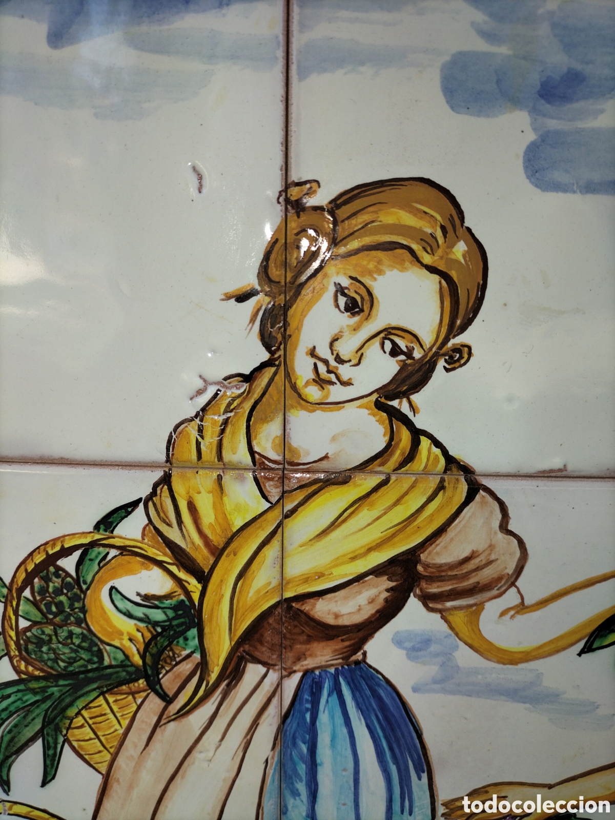 Antig&uuml;edades: CUADRO - PANEL DE CERAMICA VALENCIANA - FALLERAS - - Foto 7