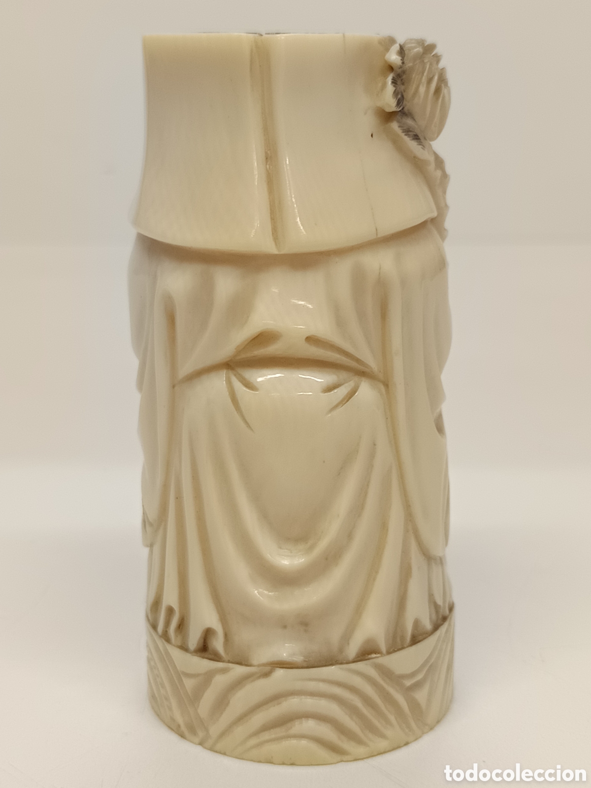 Antig&uuml;edades: Figura de Marfil Okimono Netsuke - Foto 5