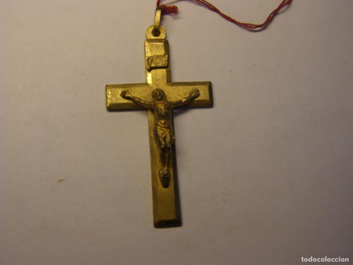 Antig&uuml;edades: Antiguo crucifijo religioso. - Foto 2