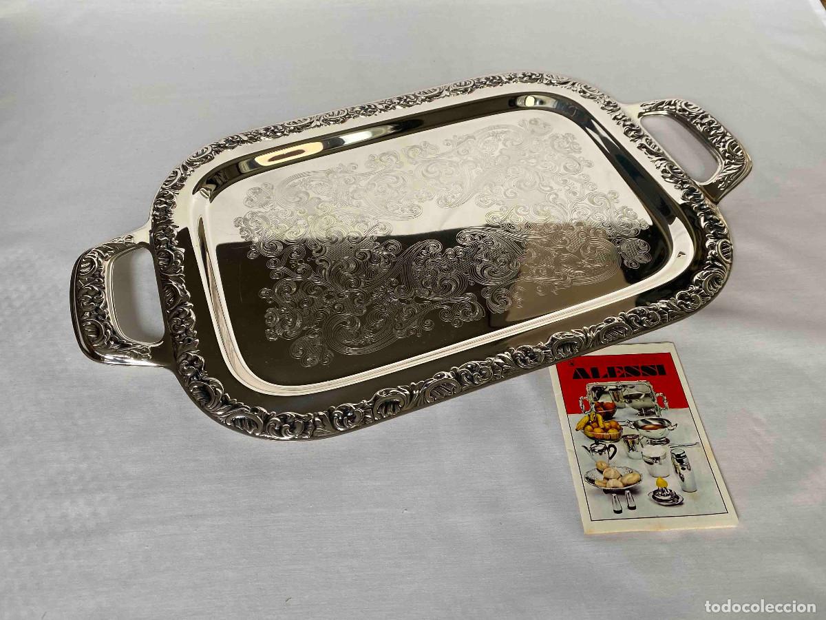 Antig&uuml;edades: BANDEJA grabada de Alessi - Foto 1