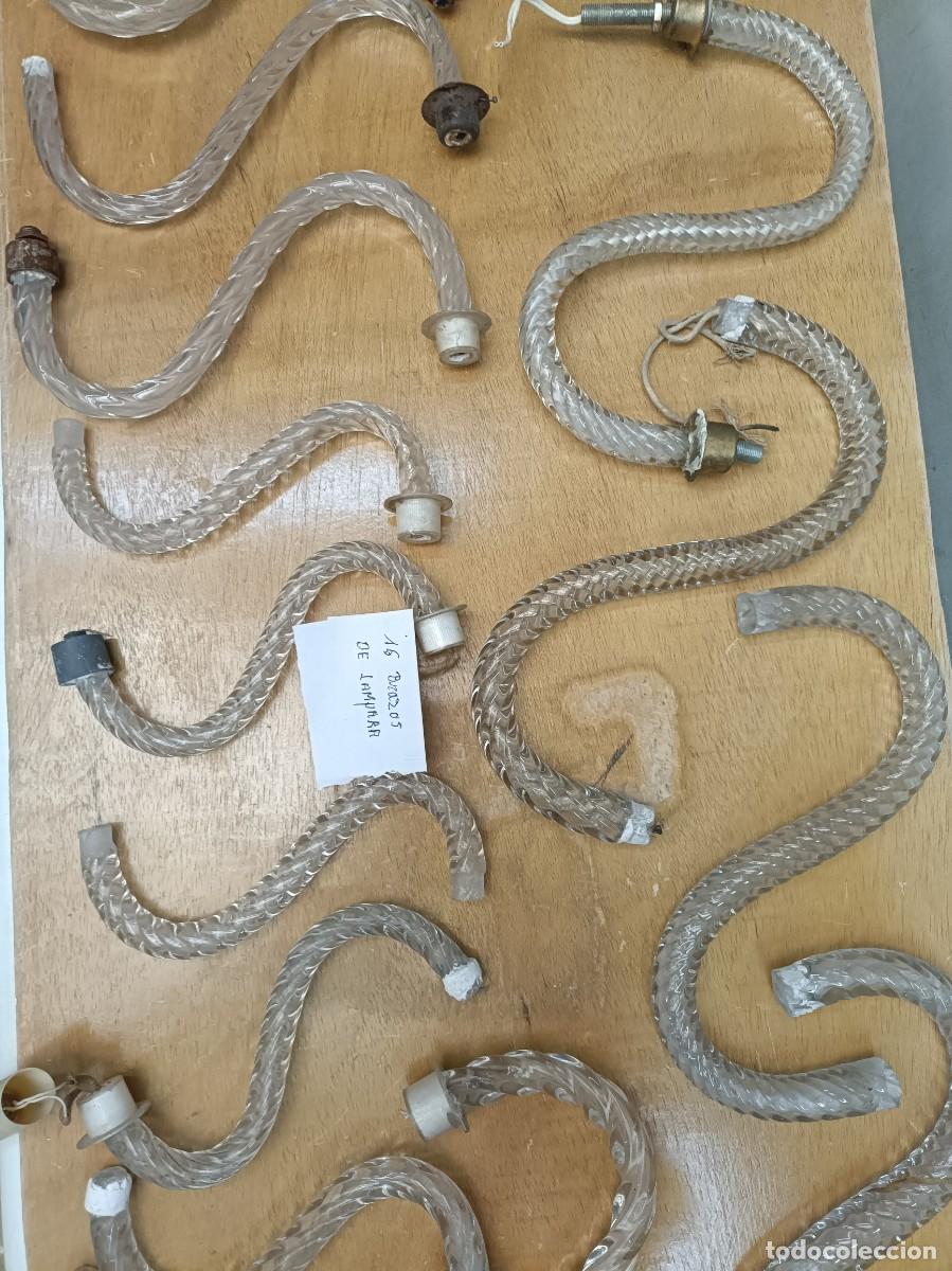 Antig&uuml;edades: Repuestos de 16 brazos de lamparas - Foto 4