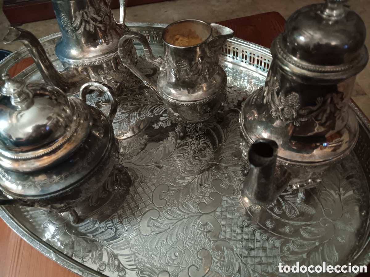 Antig&uuml;edades: Juego de te marroqu&iacute; - Foto 2