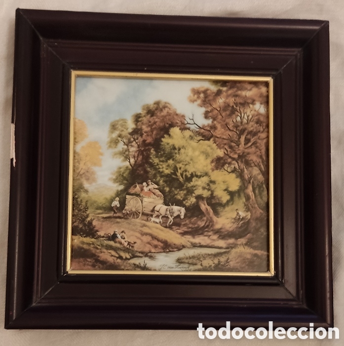 Antig&uuml;edades: Cuadro cer&aacute;mico JC van Hunnik - Foto 1