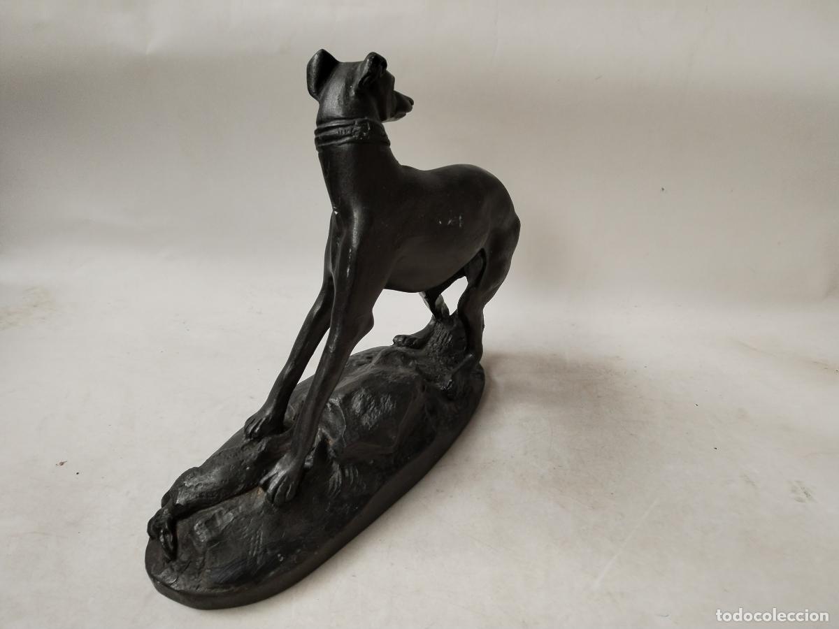 Antig&uuml;edades: figura perro galgo vintage - Foto 8