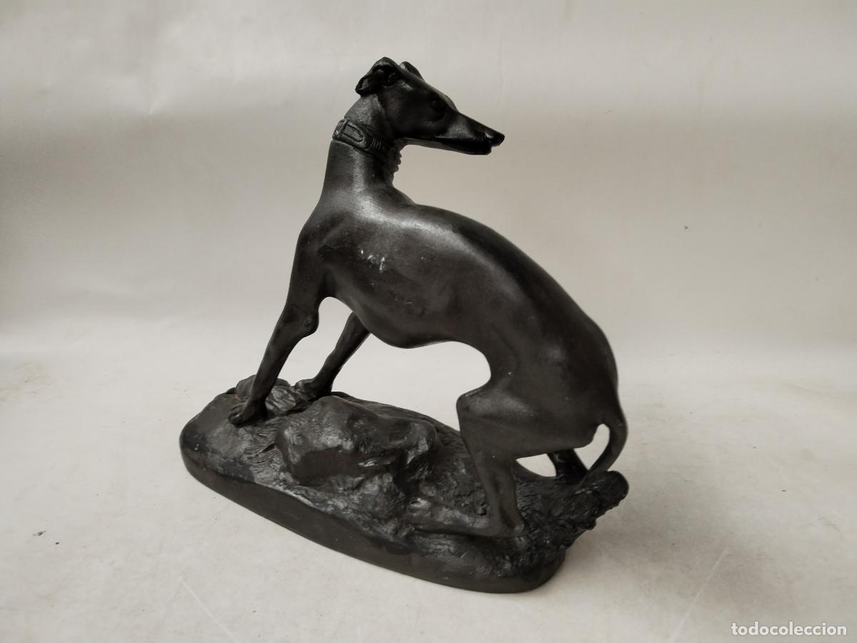 Antig&uuml;edades: figura perro galgo vintage - Foto 9