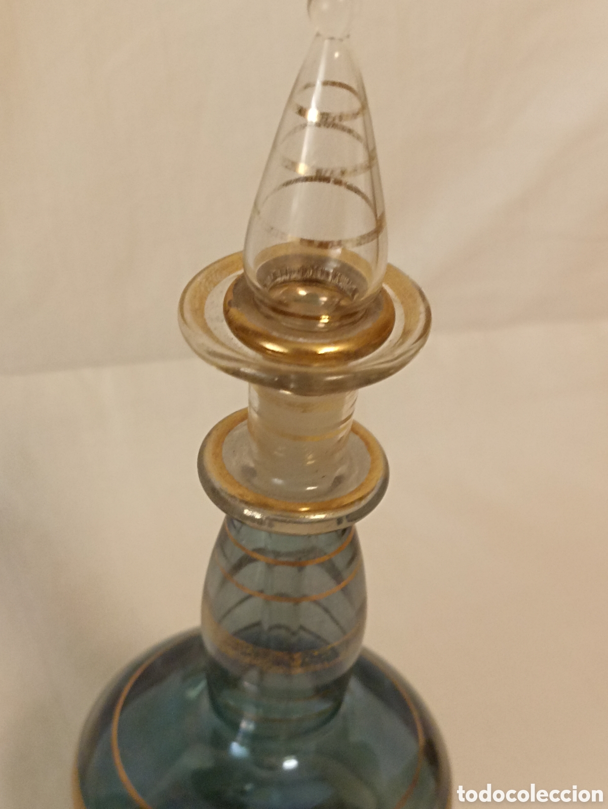 Antig&uuml;edades: Perfumero de cristal antiguo - Foto 4