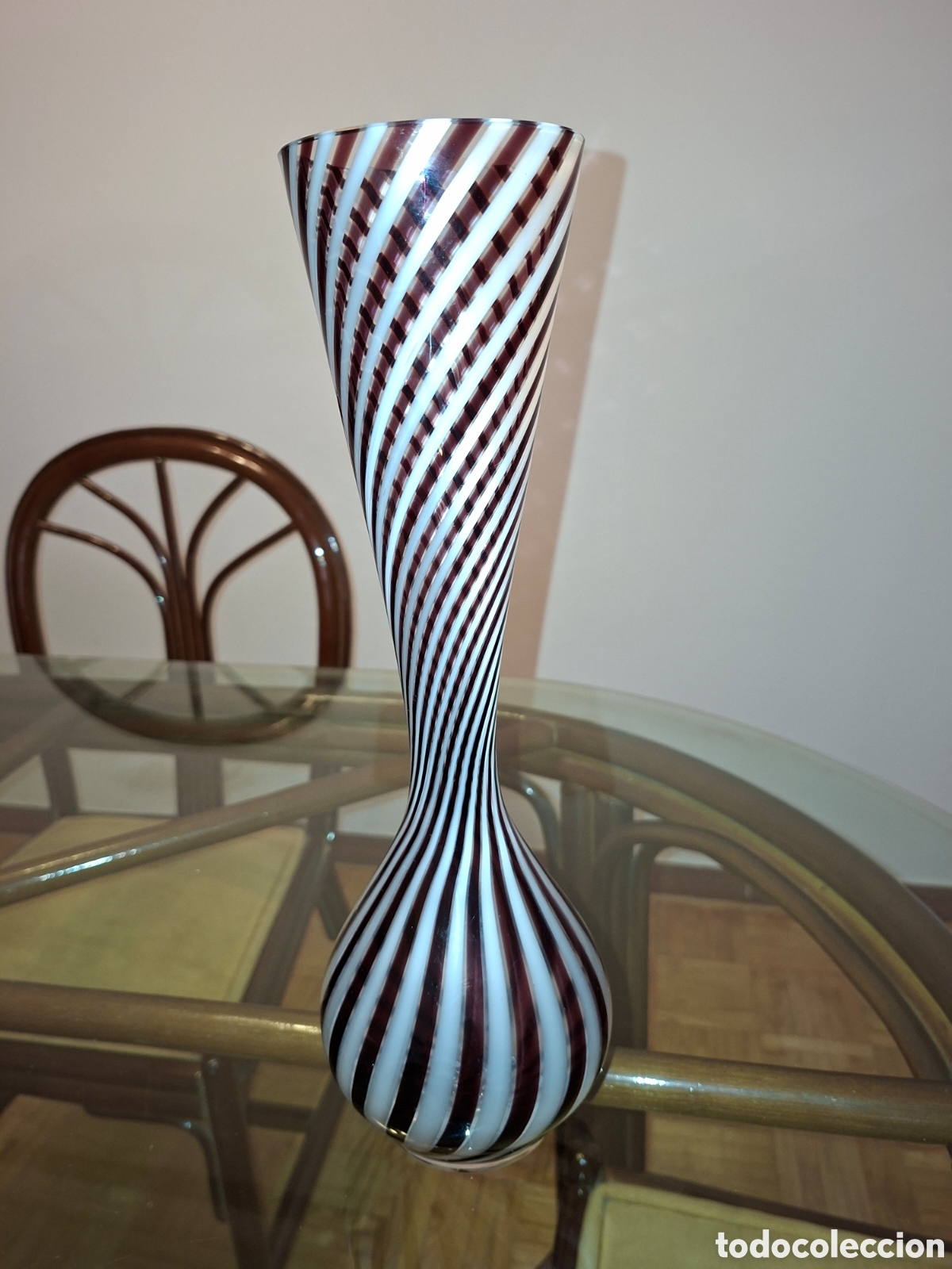 Antig&uuml;edades: JARRON CRISTAL DE MURANO - Foto 2