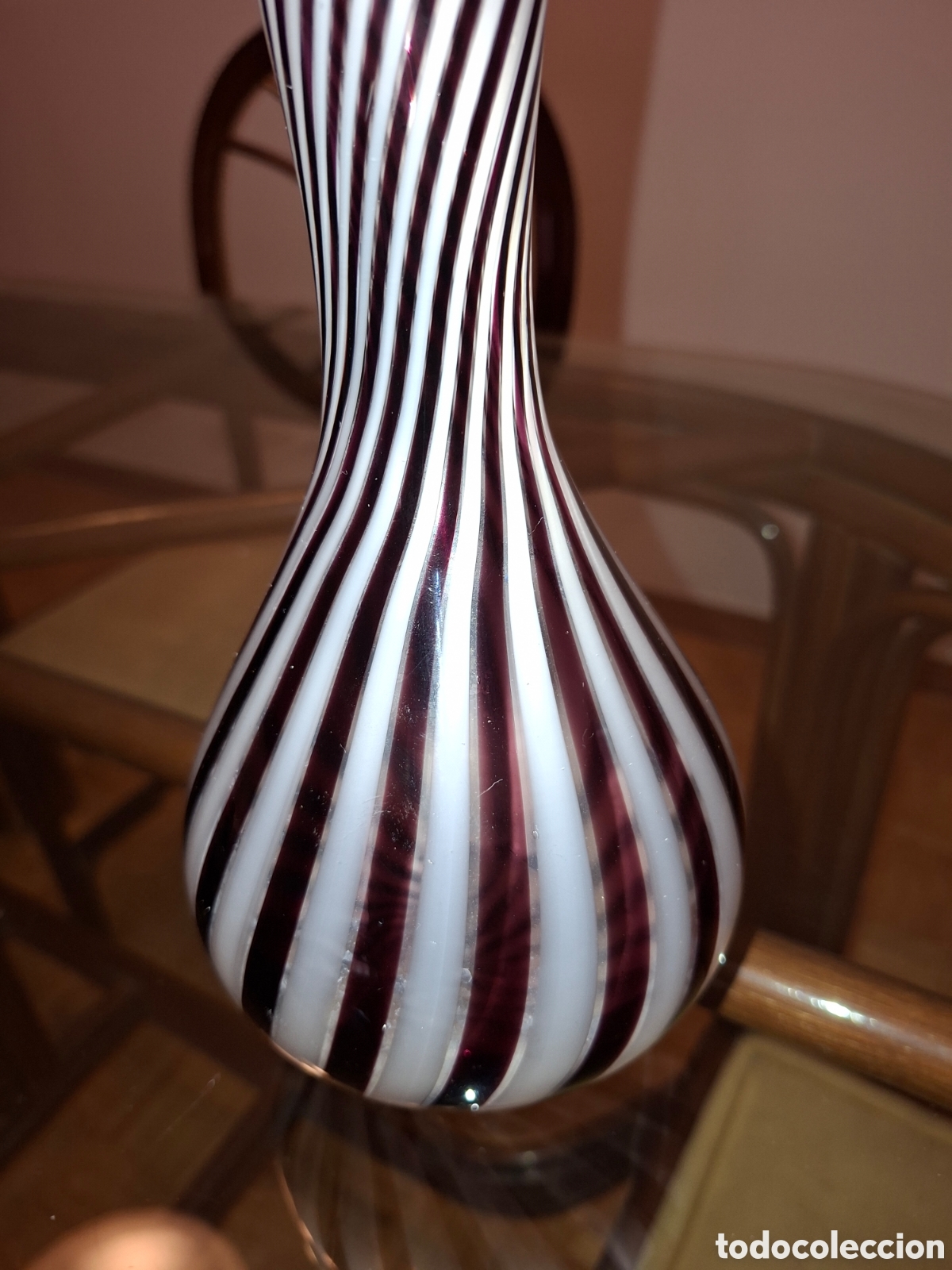Antig&uuml;edades: JARRON CRISTAL DE MURANO - Foto 3