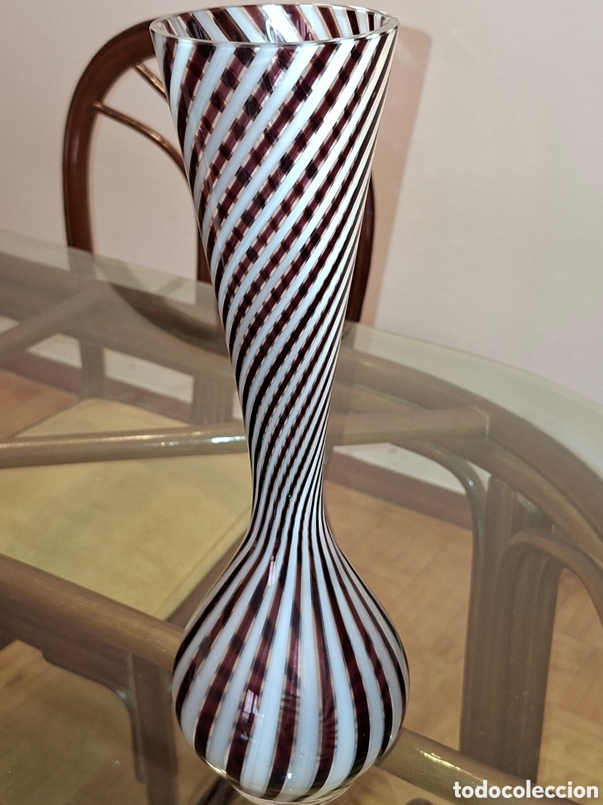 Antig&uuml;edades: JARRON CRISTAL DE MURANO - Foto 8