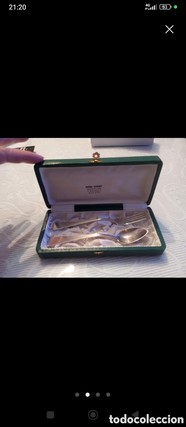 Antig&uuml;edades: Cubiertos de plata de ley - Foto 2