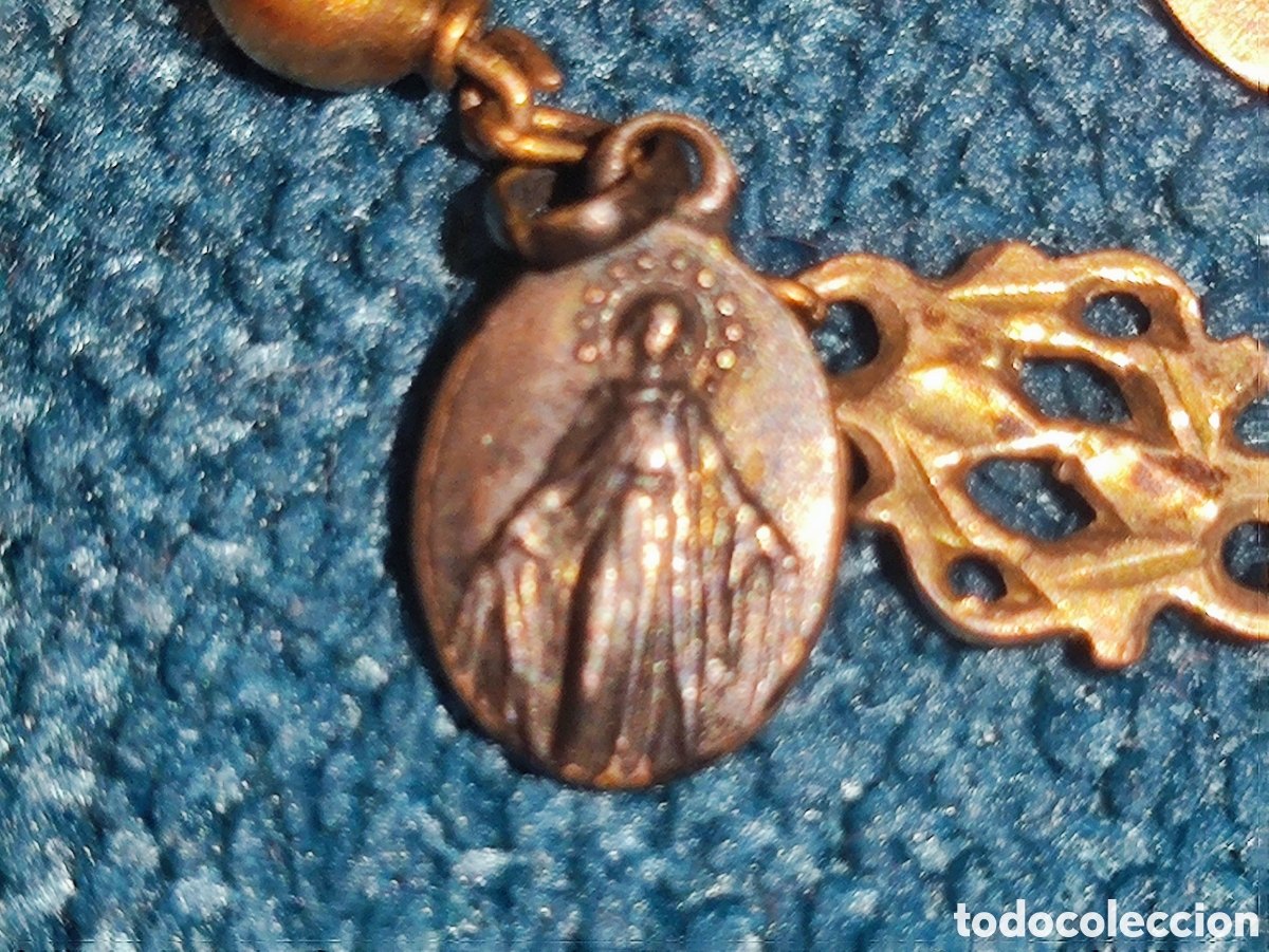 Antig&uuml;edades: ROSARIO ANTIGUO DE ORO Y PLATA - Foto 17