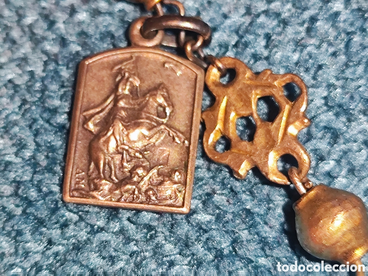 Antig&uuml;edades: ROSARIO ANTIGUO DE ORO Y PLATA - Foto 19
