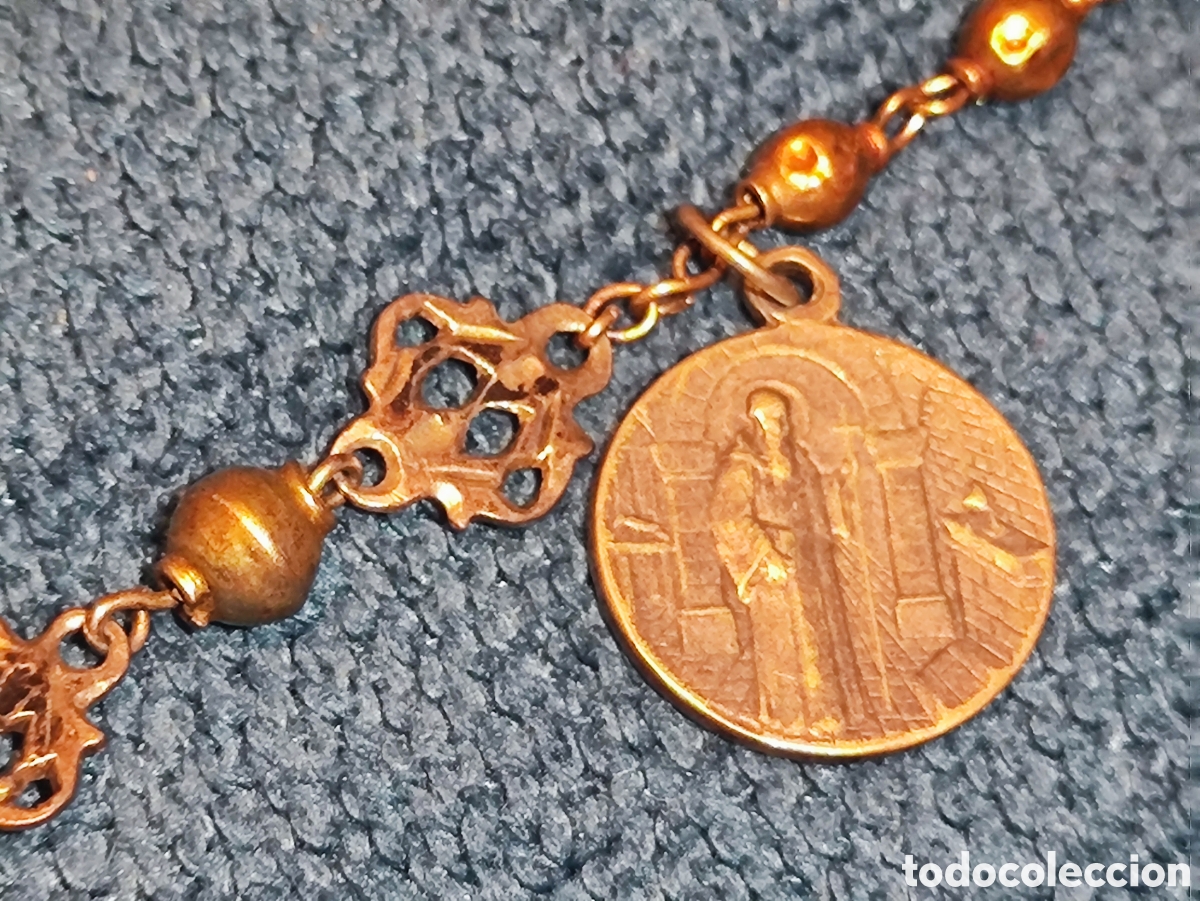 Antig&uuml;edades: ROSARIO ANTIGUO DE ORO Y PLATA - Foto 20