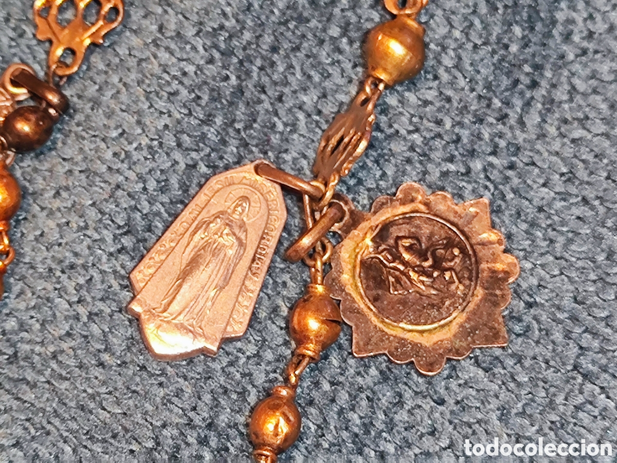 Antig&uuml;edades: ROSARIO ANTIGUO DE ORO Y PLATA - Foto 22
