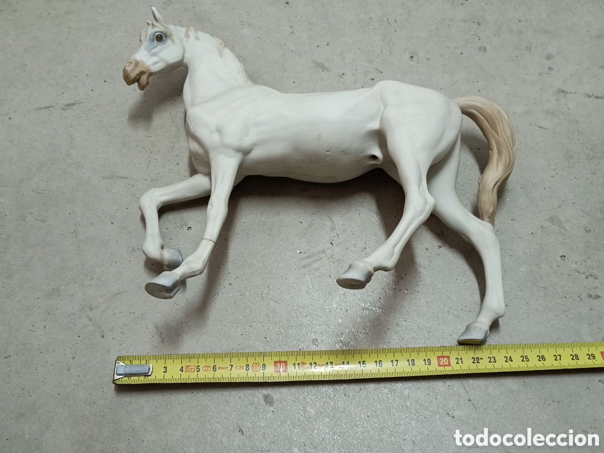 Antig&uuml;edades: CABALLO BLANCO PORCELANA PE&Ntilde;ATAL - SEGOVIA - Foto 7
