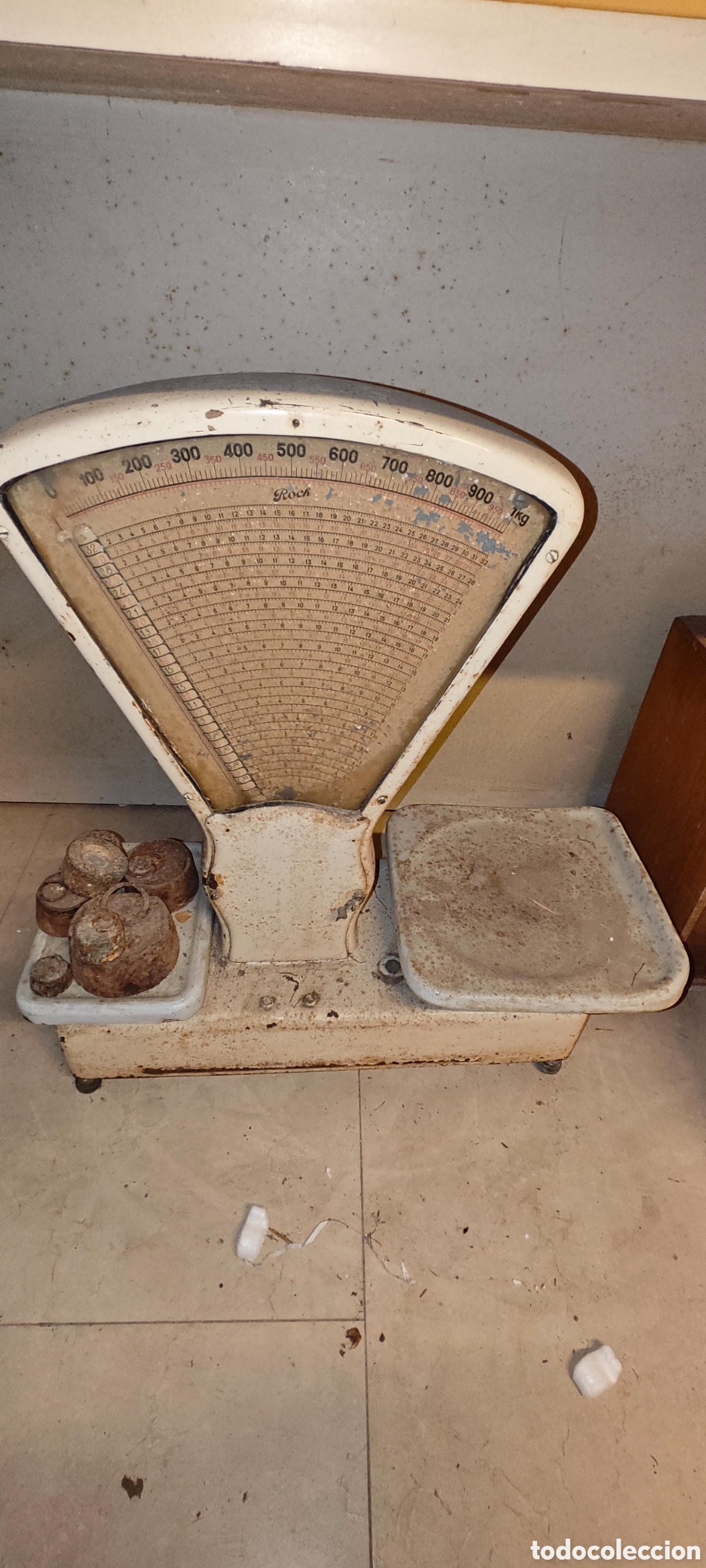 Antig&uuml;edades: B&aacute;scula Roch antigua del 1940 - Foto 2