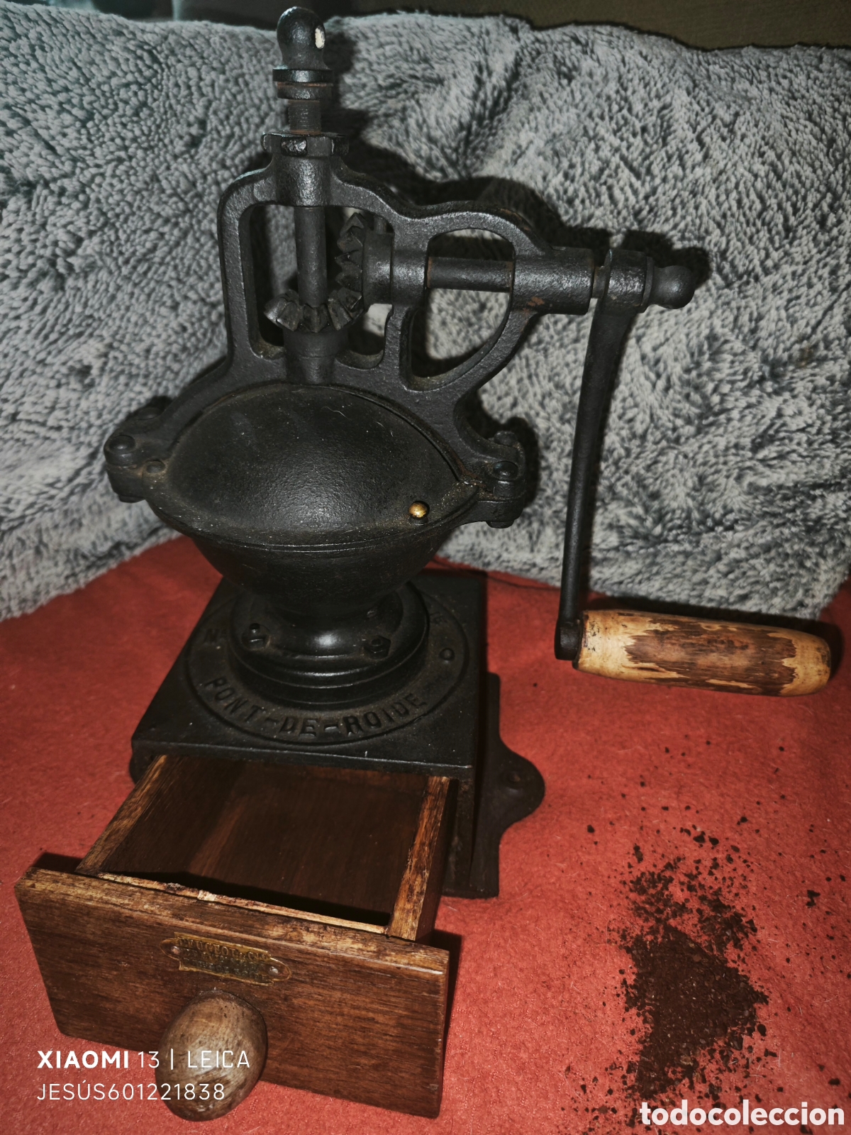 Antig&uuml;edades: ESPECTACULAR Nuevo siglo XIX ANTIGUO MOLINILLO CAFE PEUGEOT .0 ALT 31 cm.m SIGLO XIX PIEZA MUSEO