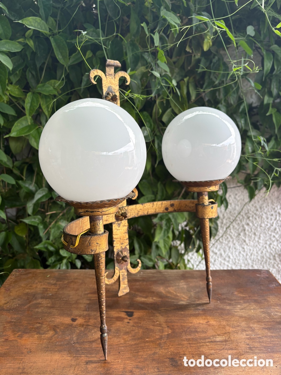 Antig&uuml;edades: APLIQUE HIERRO FORJADO - Foto 2