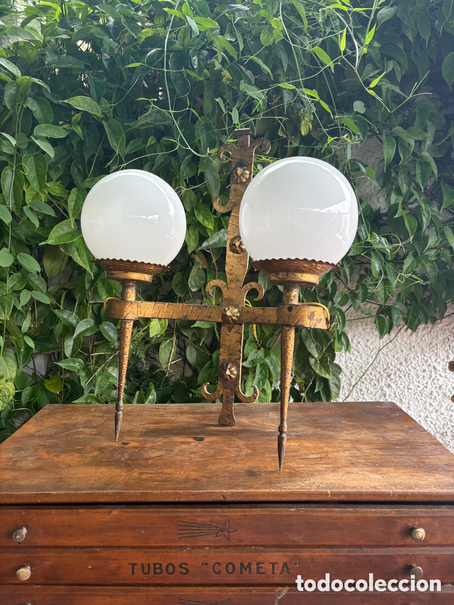 Antig&uuml;edades: APLIQUE HIERRO FORJADO - Foto 3