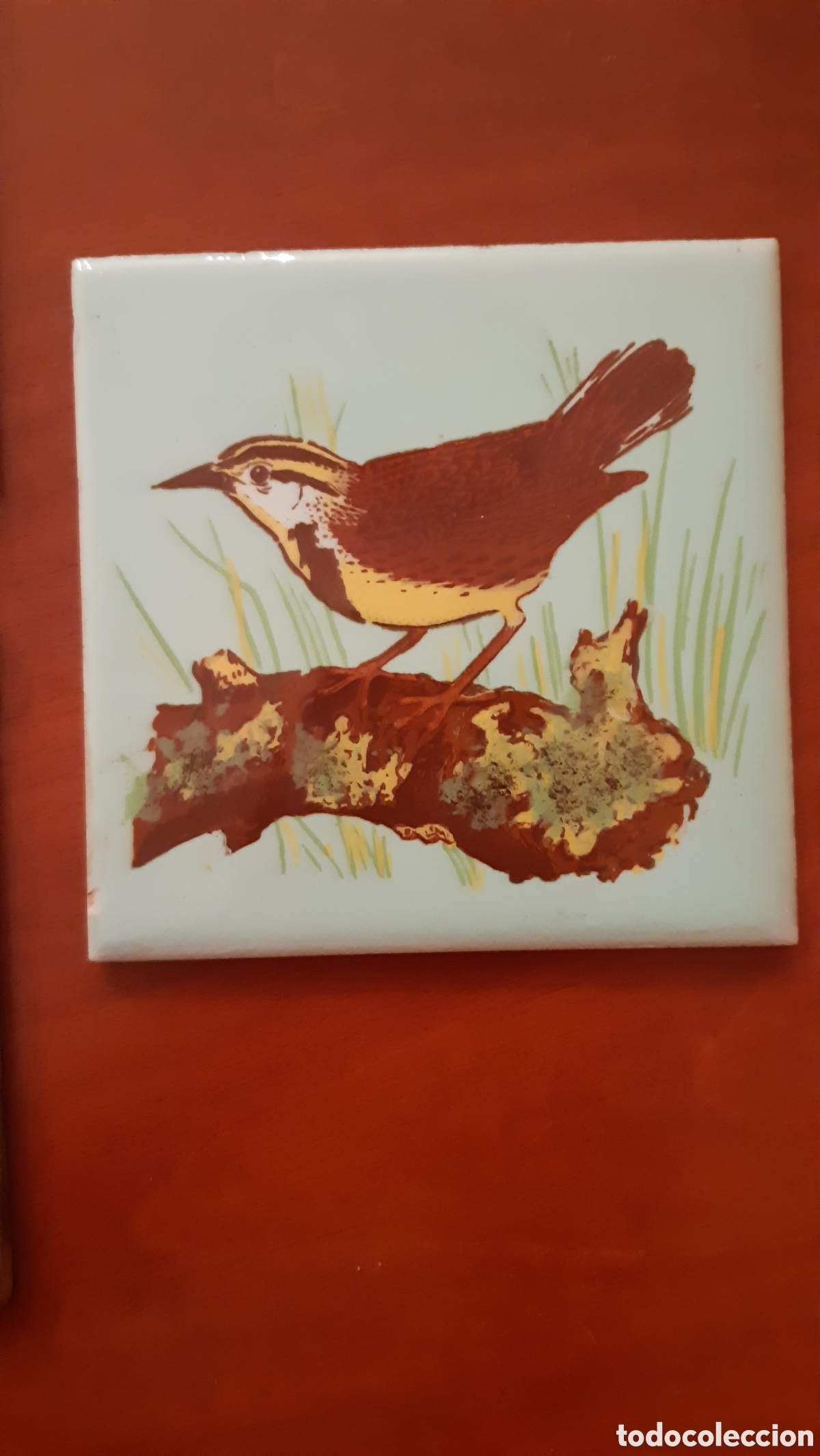 Antig&uuml;edades: TRES AZULEJOS VINTAGE - Foto 2