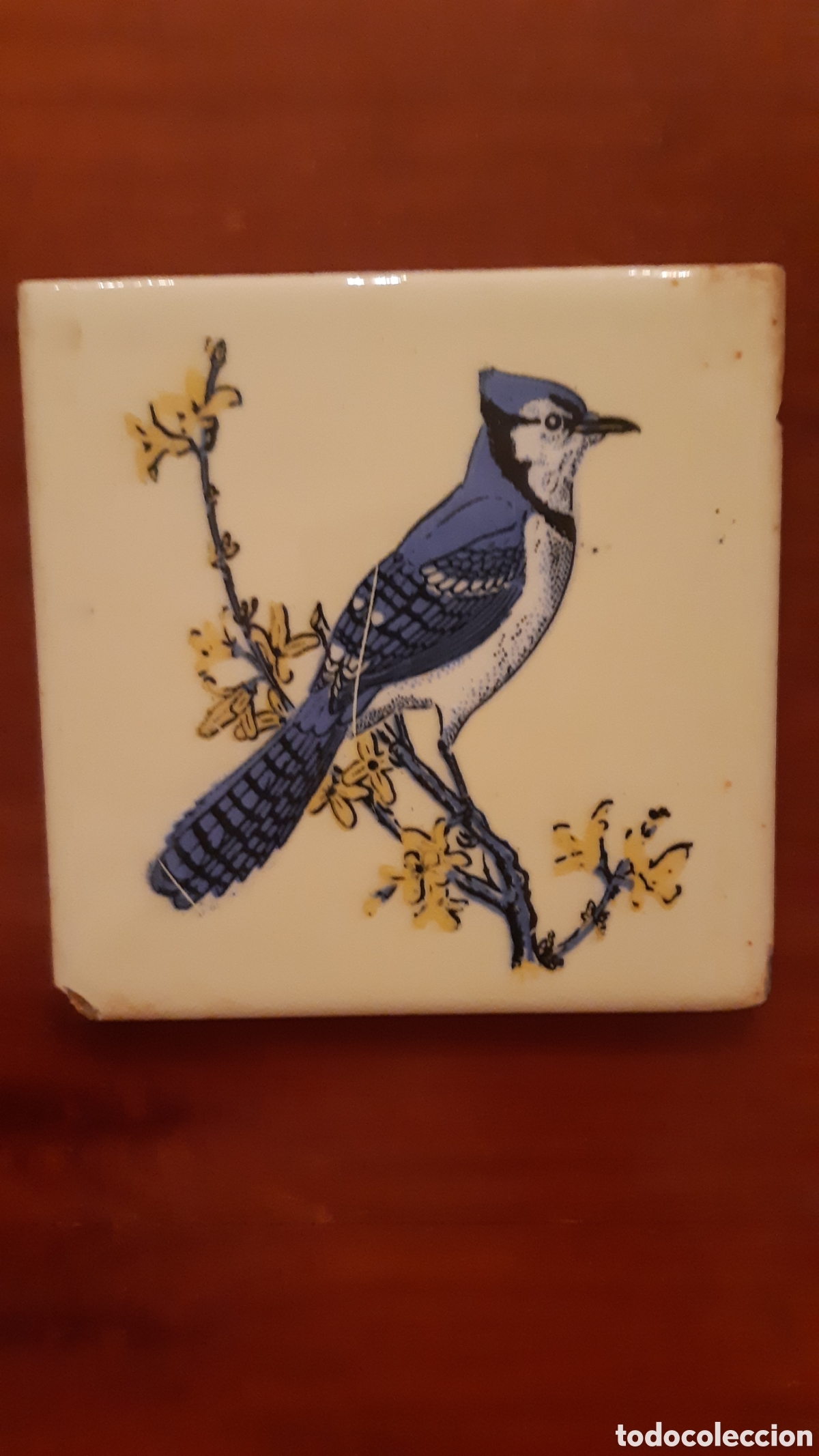 Antig&uuml;edades: TRES AZULEJOS VINTAGE - Foto 3