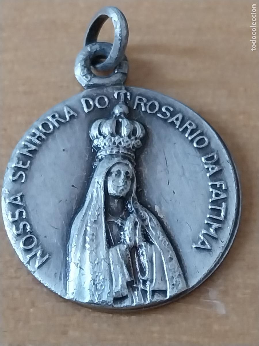 Antig&uuml;edades: VIRGEN FATIMA MEDALLA 1,6CMS - Foto 1