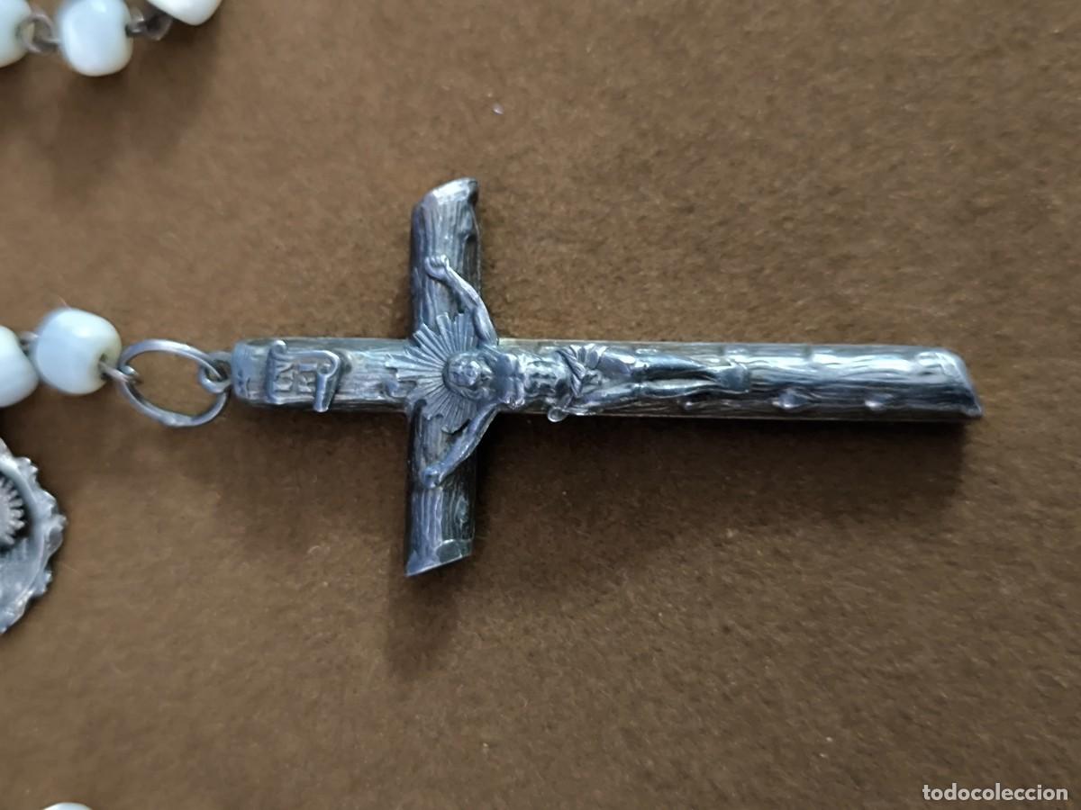 Antig&uuml;edades: ROSARIO EN PLATA Y CUENCAS DE NACAR - Foto 2