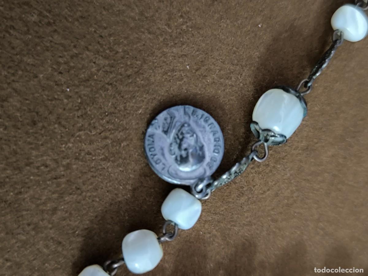Antig&uuml;edades: ROSARIO EN PLATA Y CUENCAS DE NACAR - Foto 7