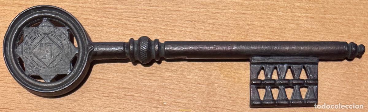 Antig&uuml;edades: ANTIGUA LLAVE SCHAPPE QUALITY 22cm - Foto 2
