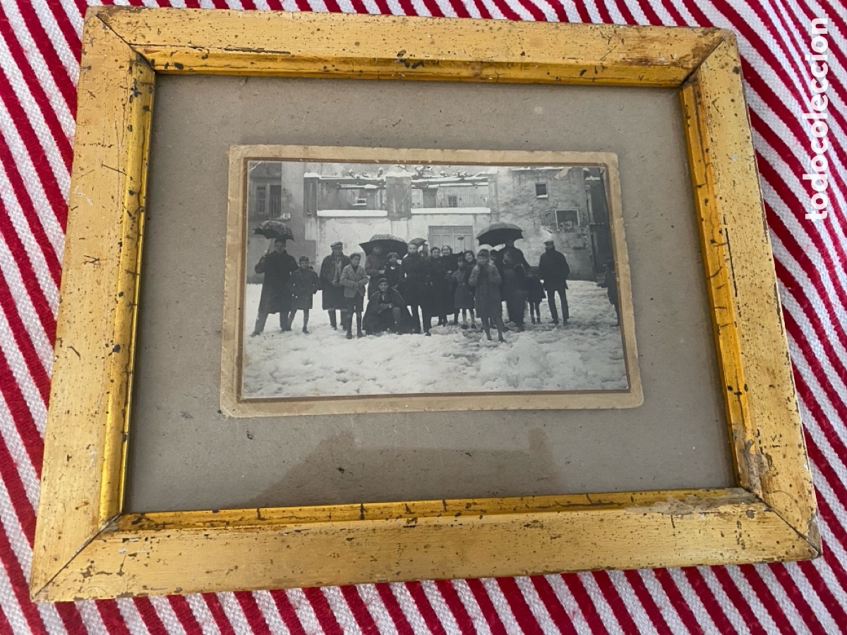 Antig&uuml;edades: Marco pan de oro antiguo - Foto 1