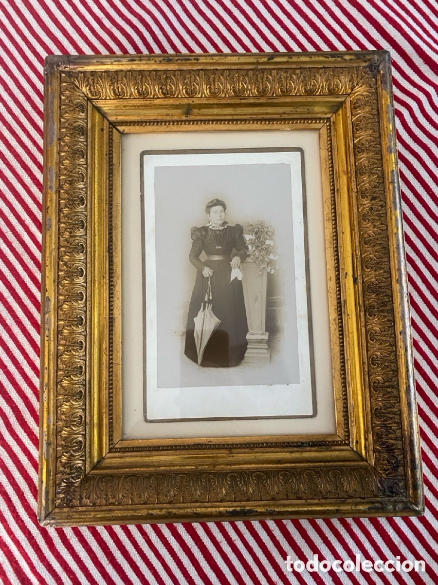 Antig&uuml;edades: Marco de pan de oro antiguo - Foto 2