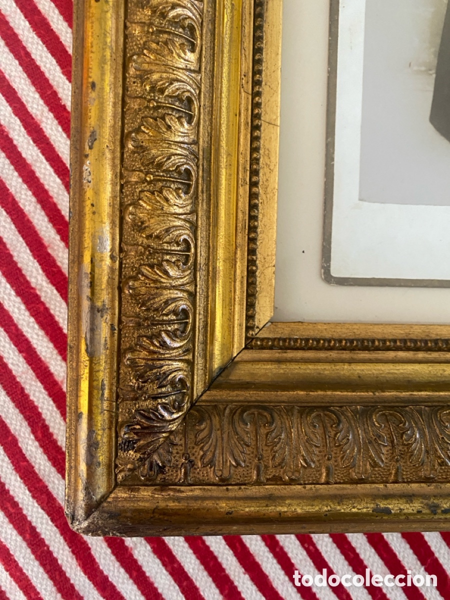Antig&uuml;edades: Marco de pan de oro antiguo - Foto 6