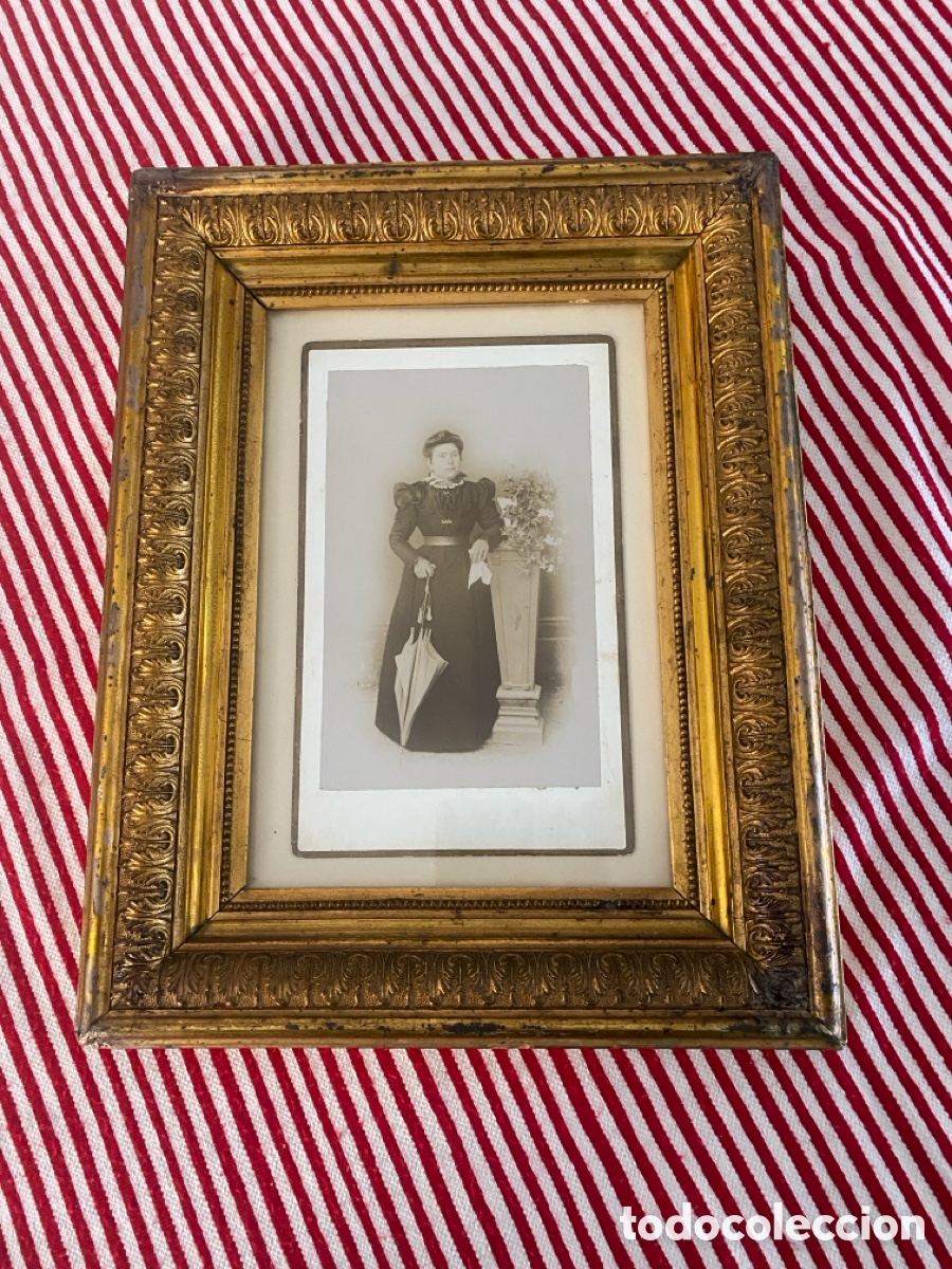 Antig&uuml;edades: Marco de pan de oro antiguo - Foto 14