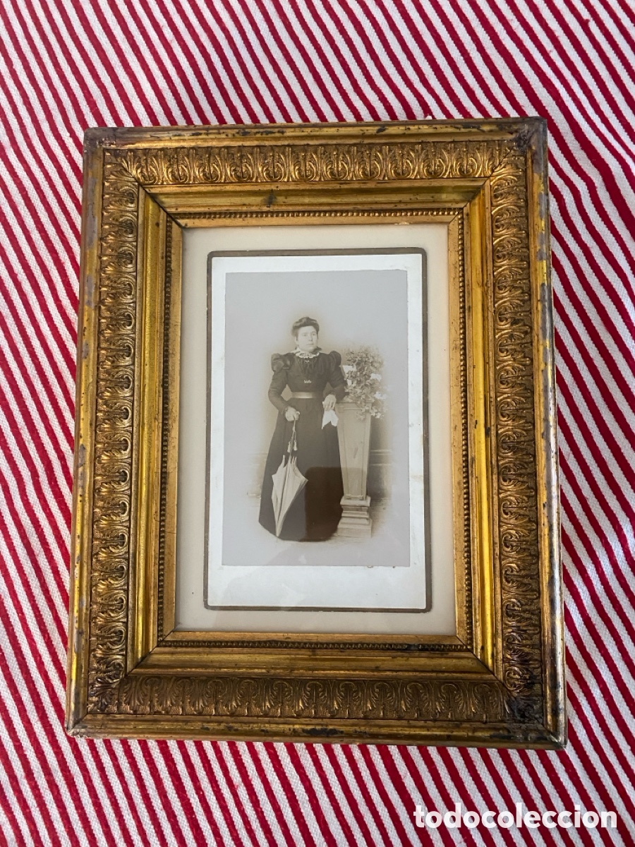 Antig&uuml;edades: Marco de pan de oro antiguo - Foto 15