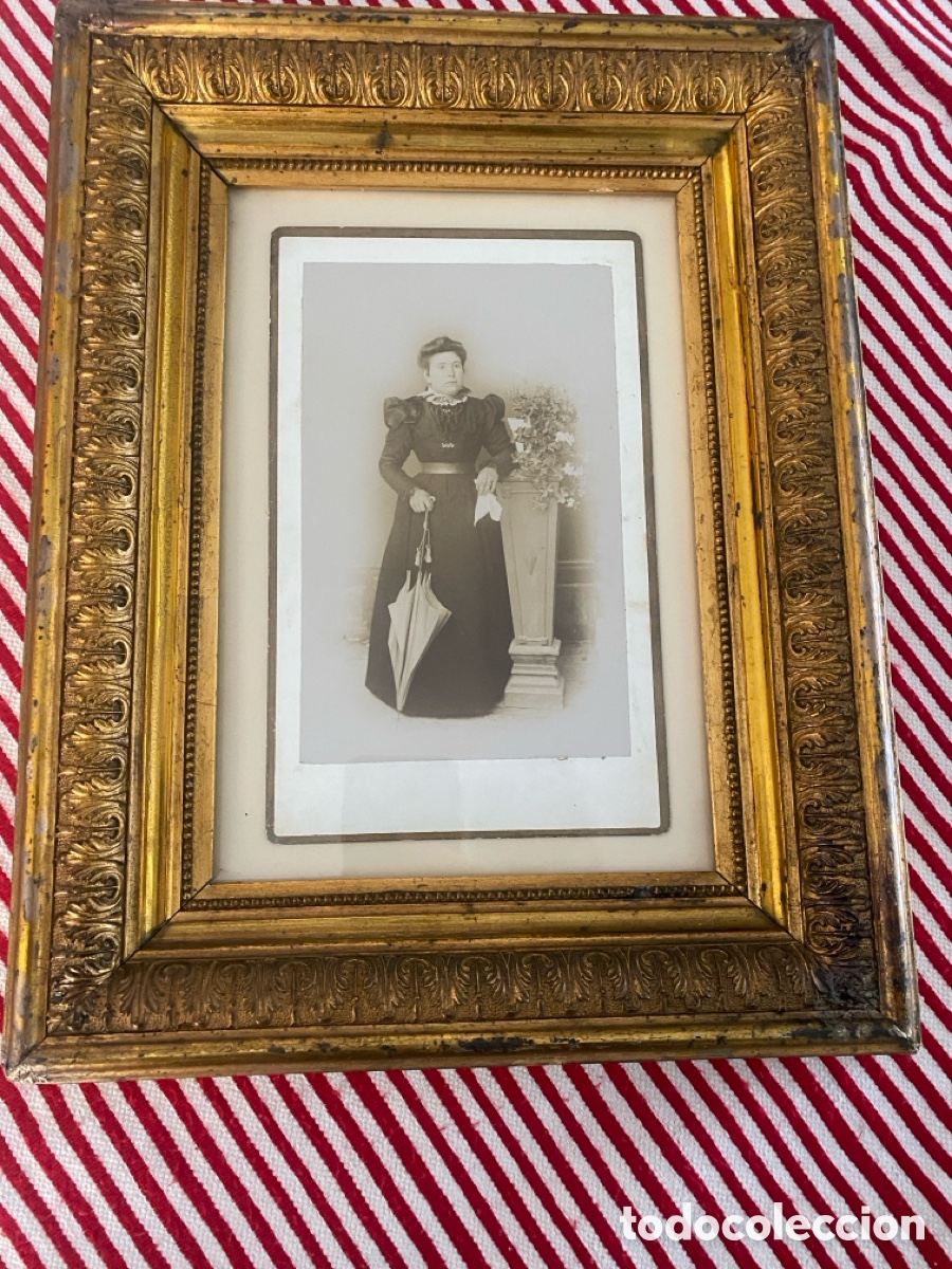 Antig&uuml;edades: Marco de pan de oro antiguo - Foto 1