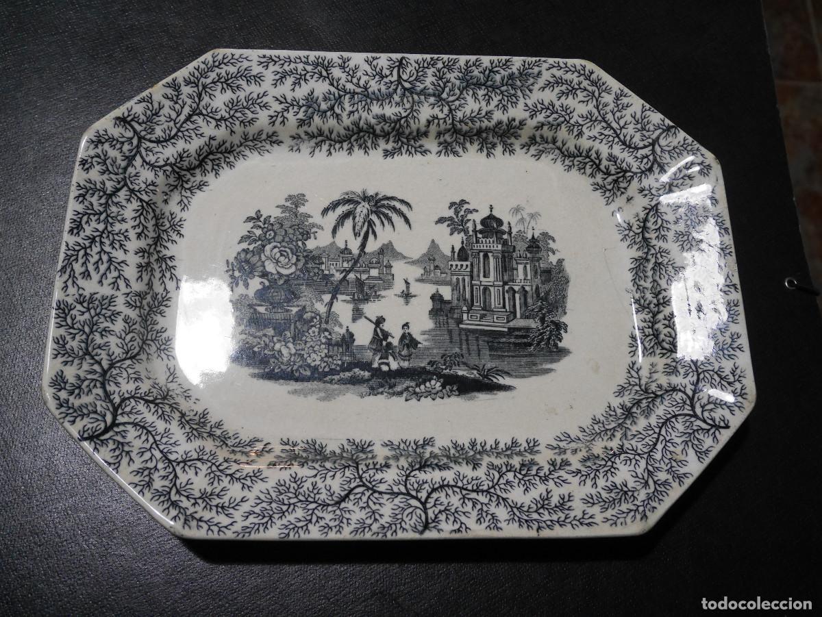 Antig&uuml;edades: Plata p fuente rectangular de la Cartuja, Pickman - Foto 1