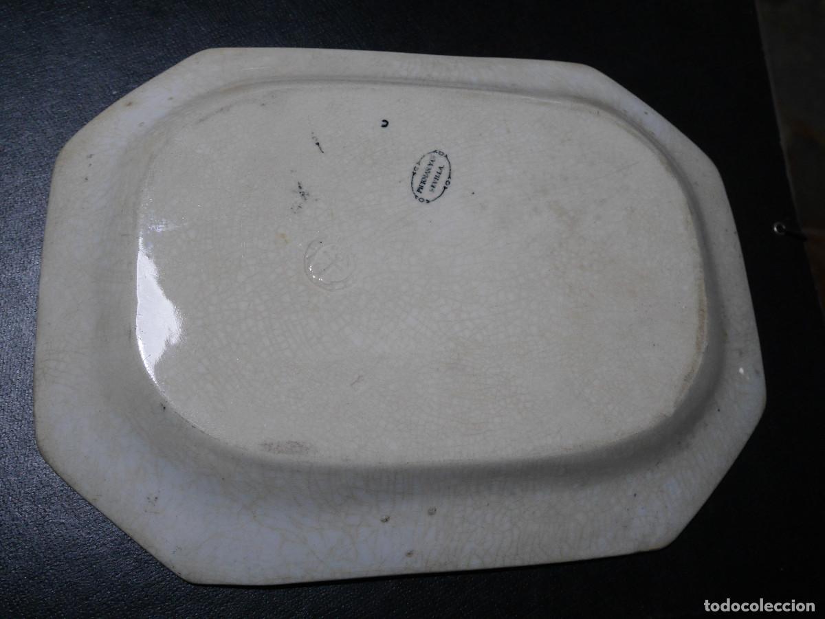 Antig&uuml;edades: Plata p fuente rectangular de la Cartuja, Pickman - Foto 2
